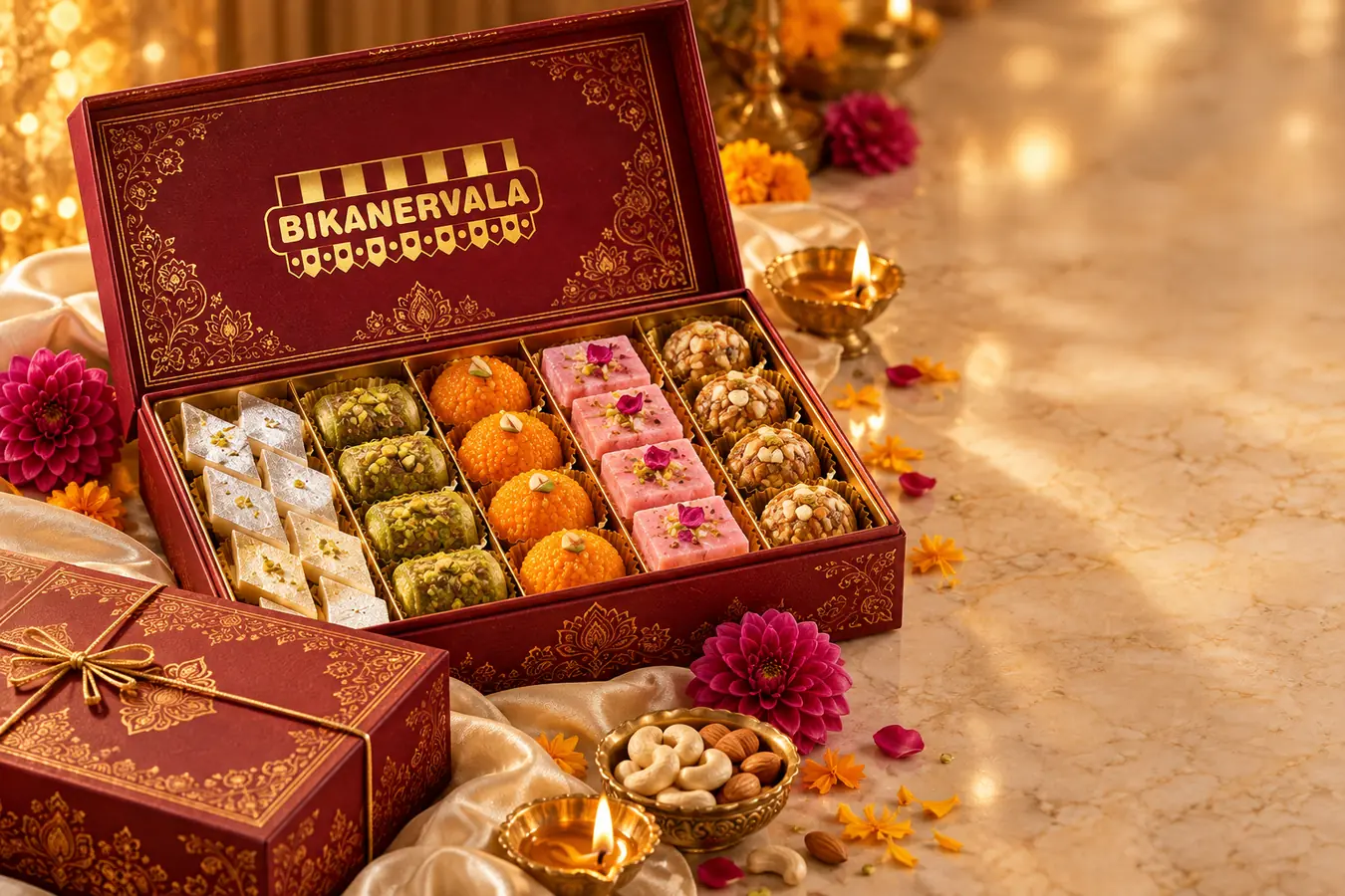 Bikanervala Diwali sweet gift box